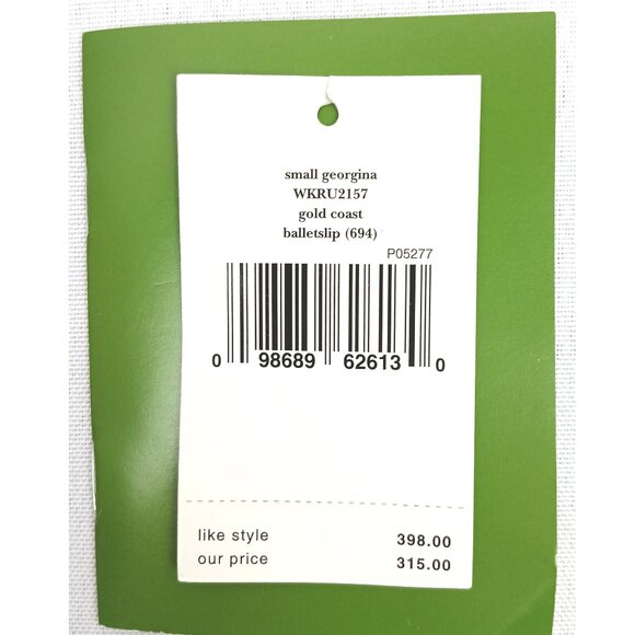 Kate Spade Small Georgina Gold Coast Satchel Cross-body Bag in Ballet Slipper - Picture 15 of 15